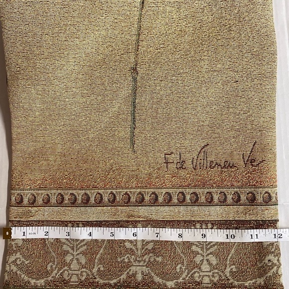 Vintage French Tapestry by Fabrice de Villeneuve In Excellent Condition - Picture 4 of 10